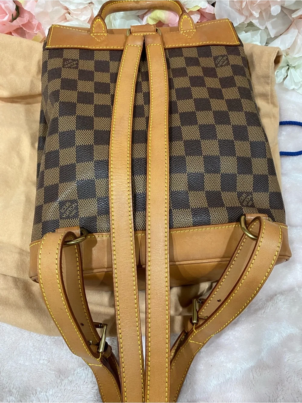 Louis Vuitton Damier Centenaire Soho Backpack
